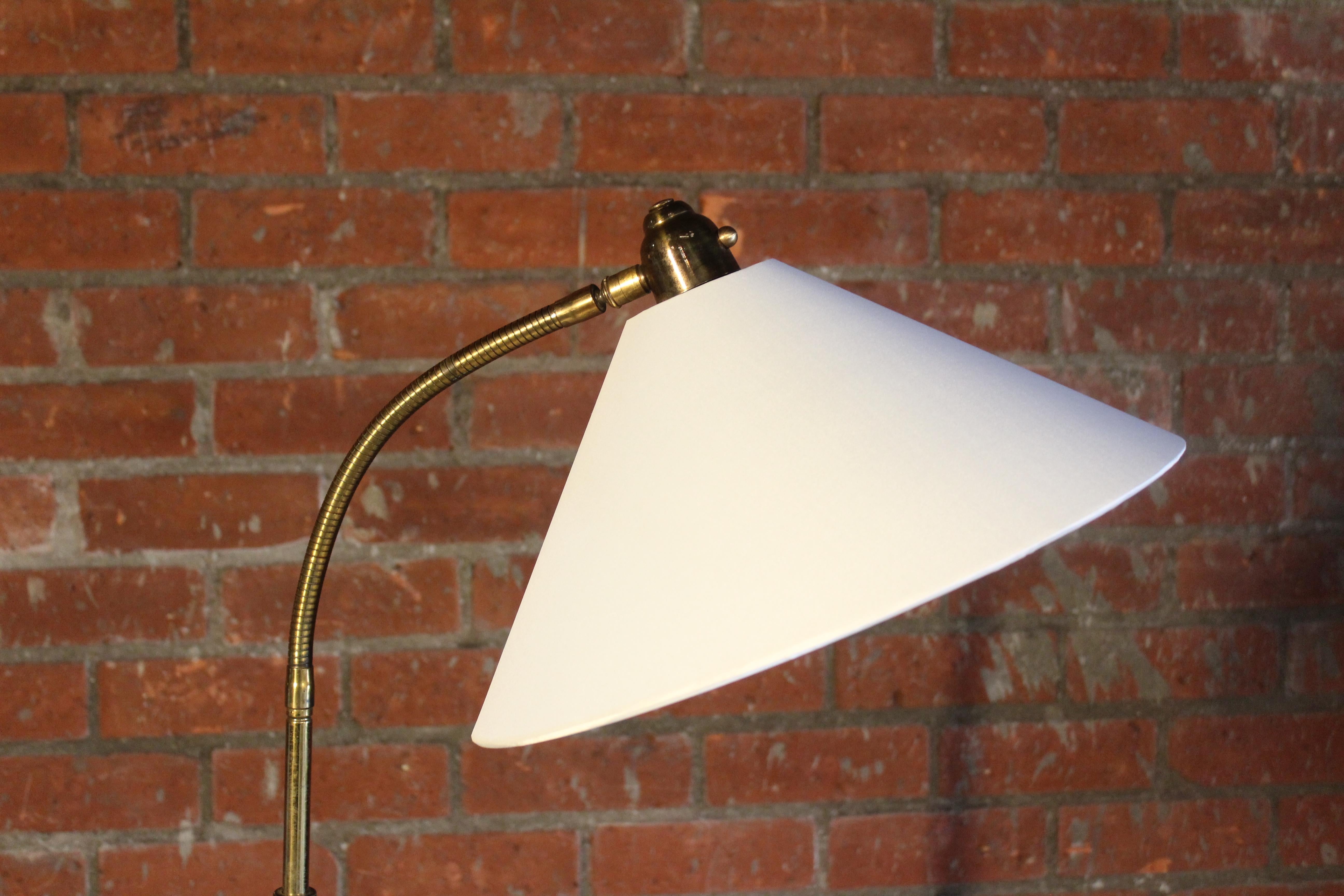 1950s French Brass Adjustable Floor Lamp 2
