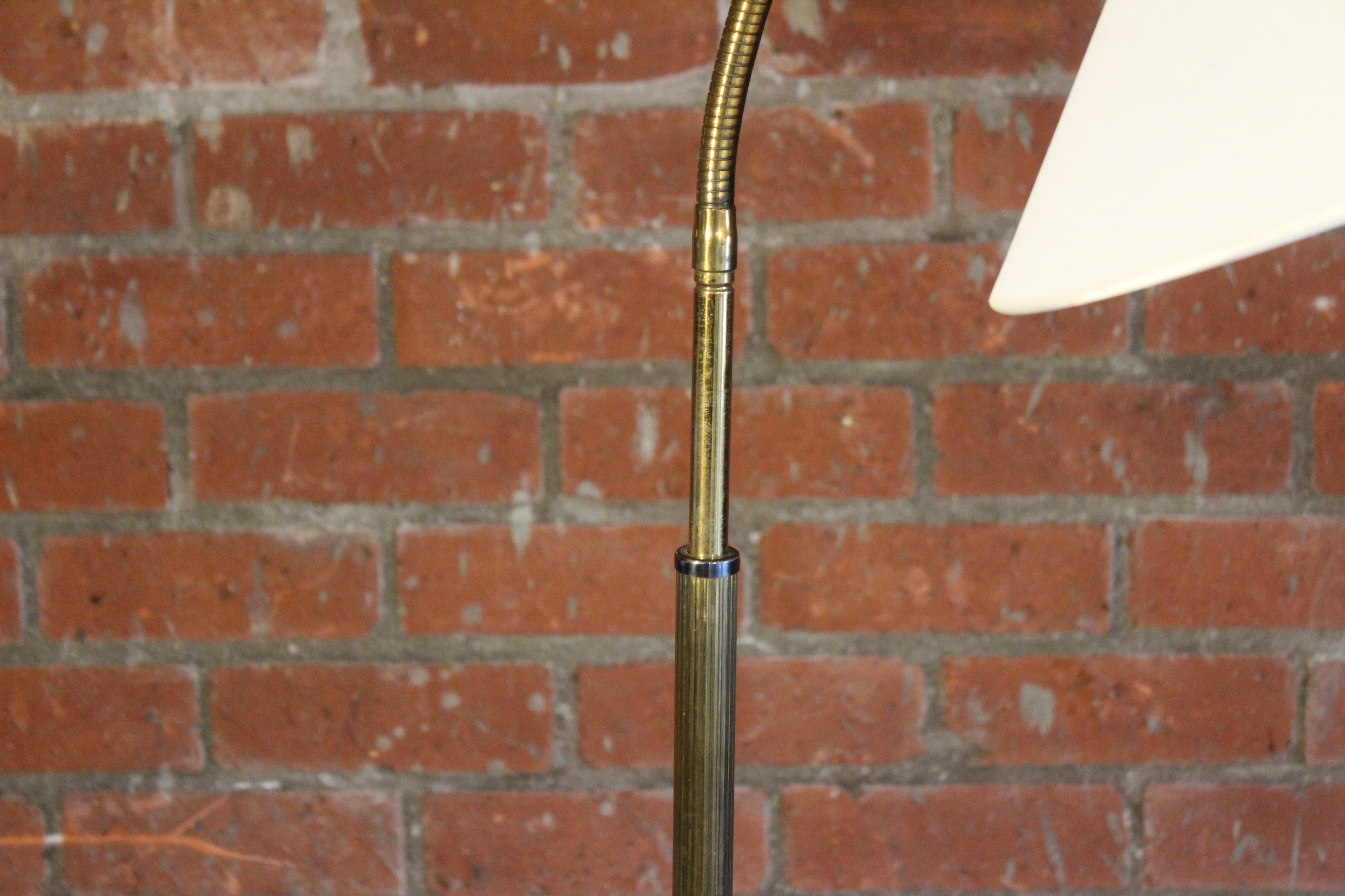 1950s French Brass Adjustable Floor Lamp 3