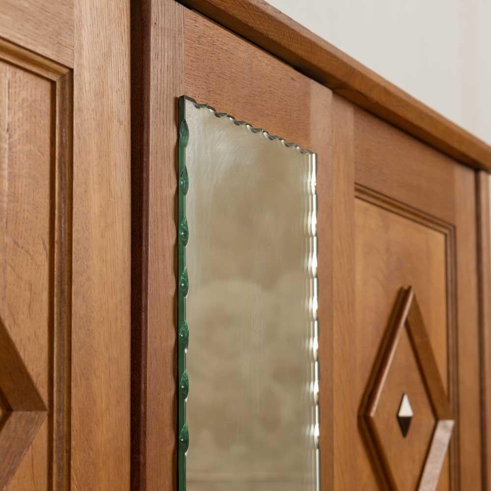 1950s French Carved Wood Cabinet in vendita 4
