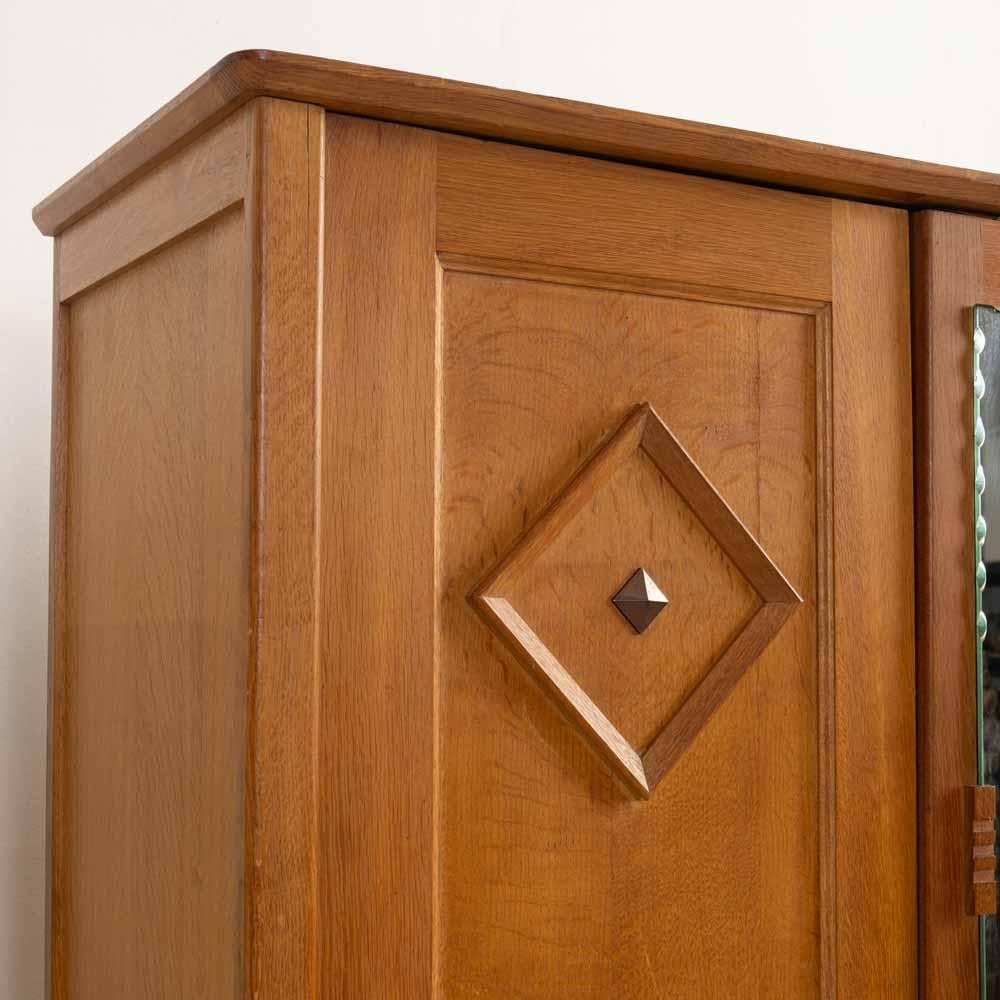 1950s French Carved Wood Cabinet in vendita 5