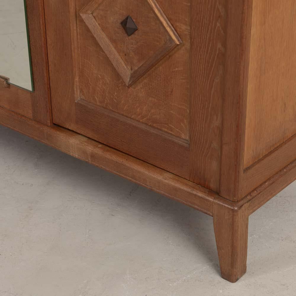 1950s French Carved Wood Cabinet For Sale 12