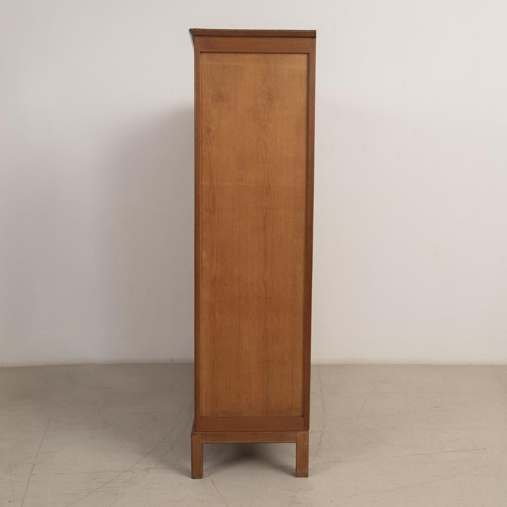 1950s French Carved Wood Cabinet For Sale 1