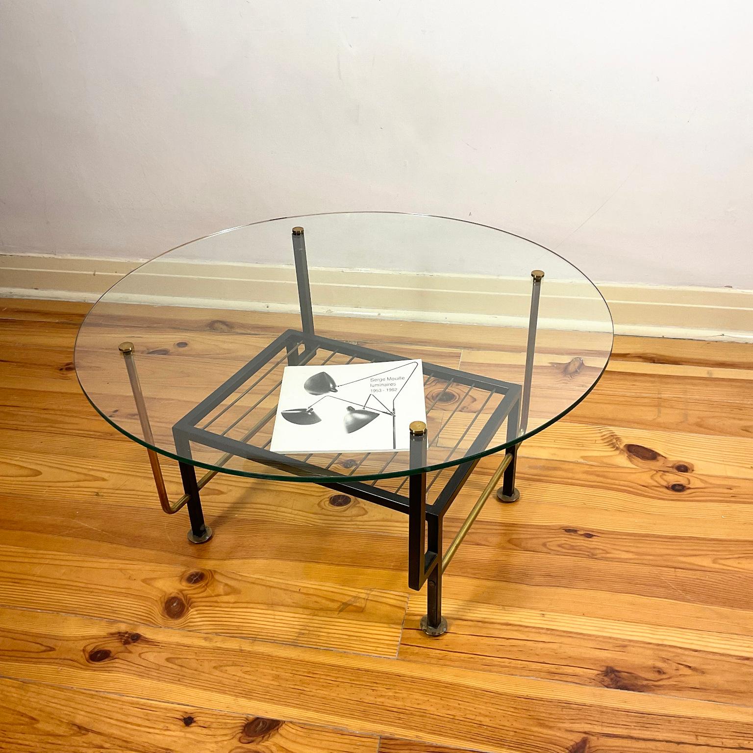 20th Century 1950s French Coffee Table in a manner of Mathieu Mategot For Sale