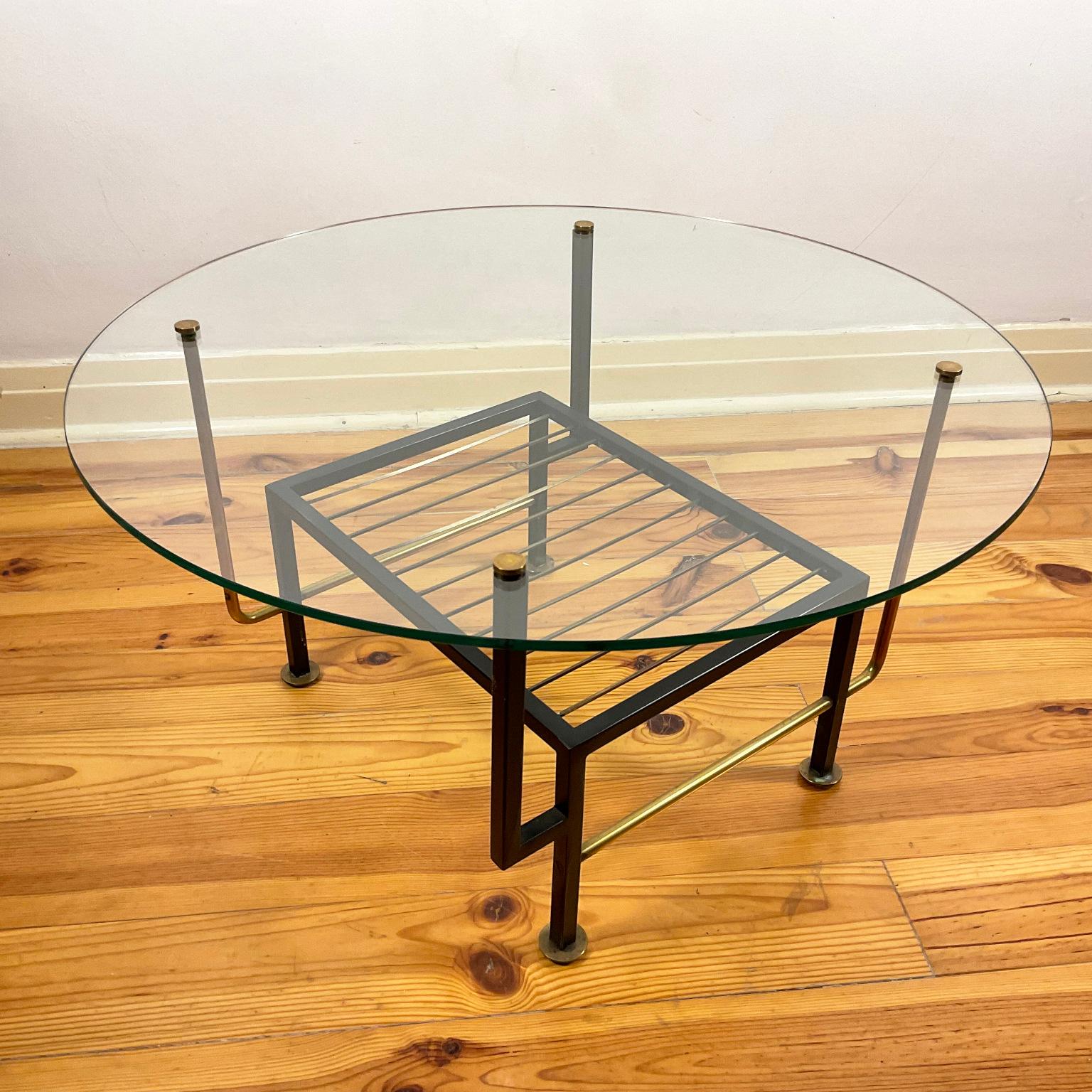 1950s French Coffee Table in a manner of Mathieu Mategot For Sale 1