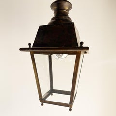 1950s French Copper Lantern