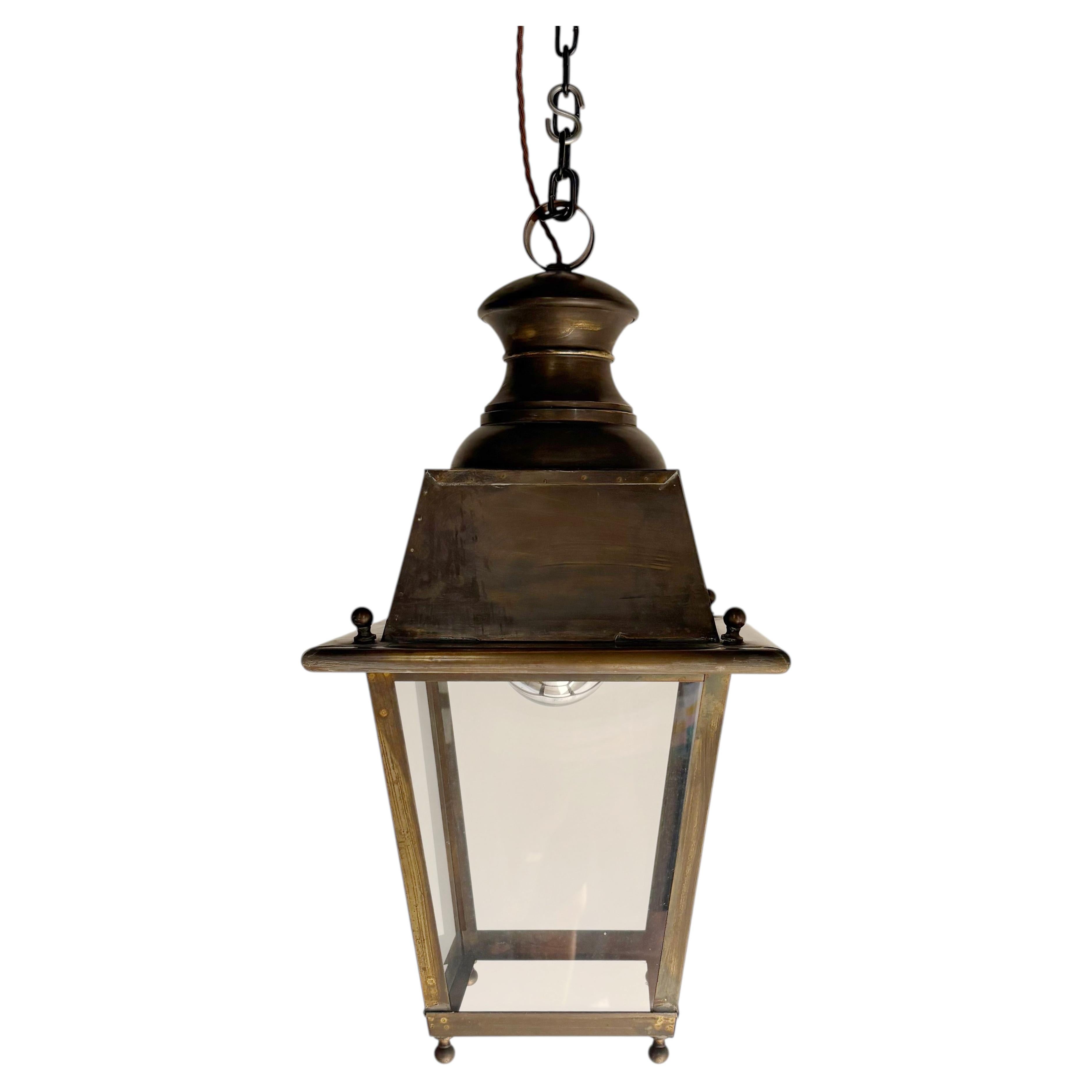 1950s French Copper Lantern