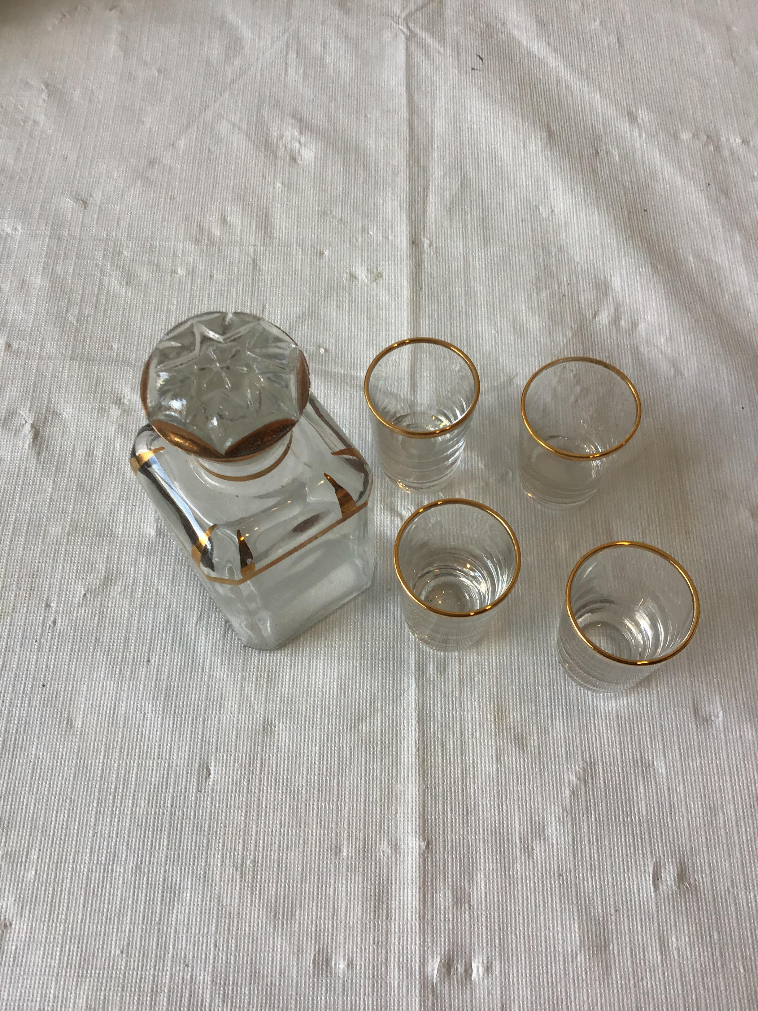 1950s French Cordial Set in a Book Box 5