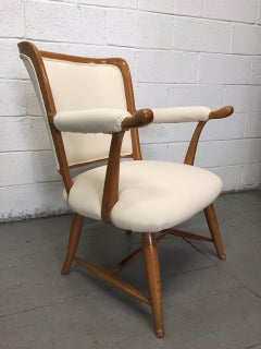 1950s French Country Armchairs Pair