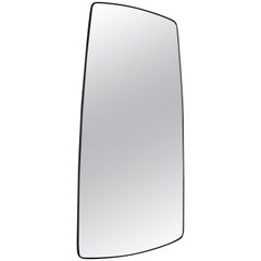 1950s French Design Large Free Form Black Outlined Mirror