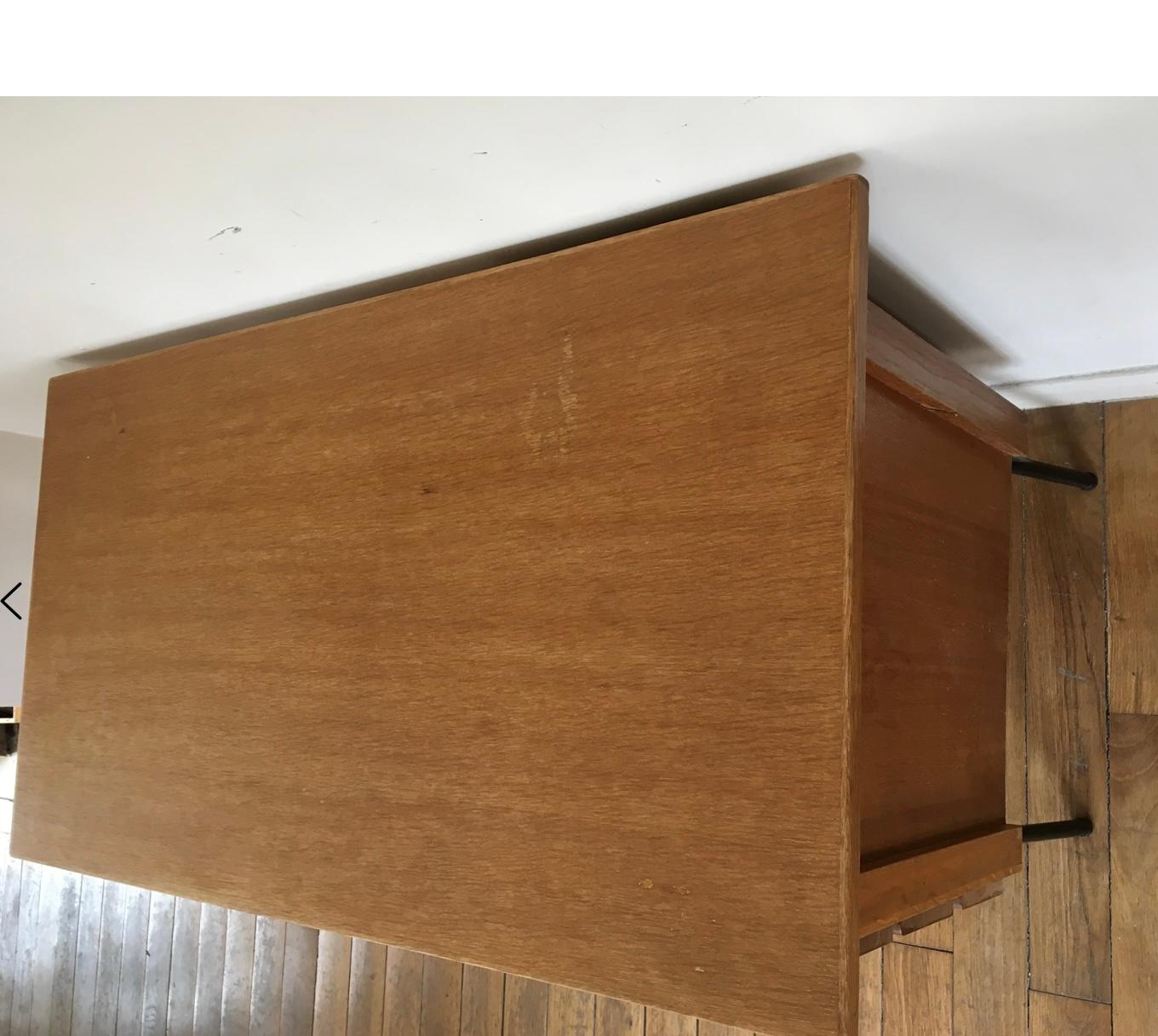 1950's French desk by Jacques Hitier In Good Condition In London, Lambeth