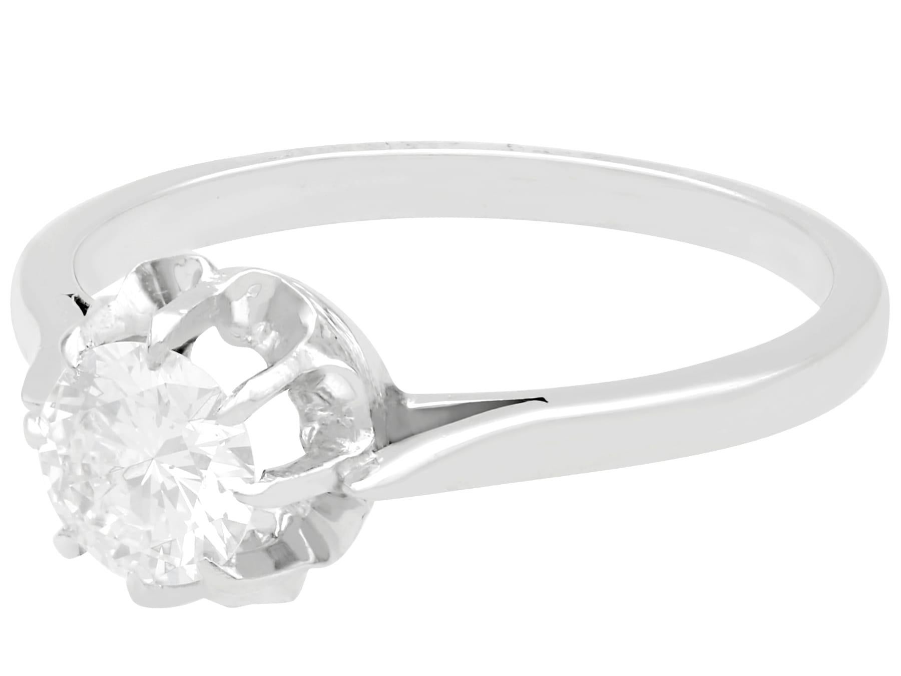 1950s solitaire engagement ring