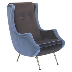 1950’s French Fauteuil, Reupholstered