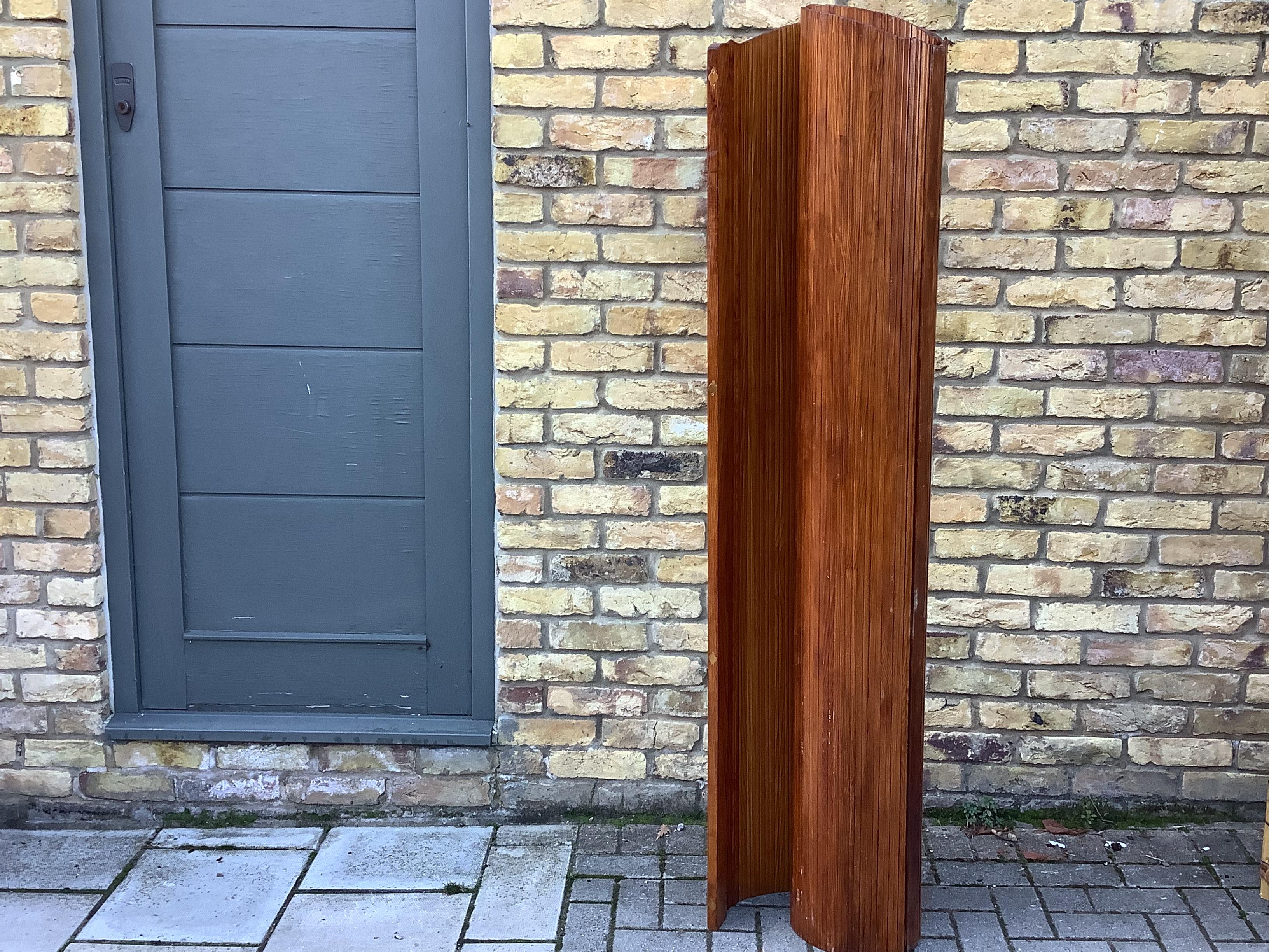 Mid-Century Modern 1950’s French Flexible Wooden Screen