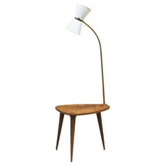 1950s French Floor Lamp/1950s Standing Lamp