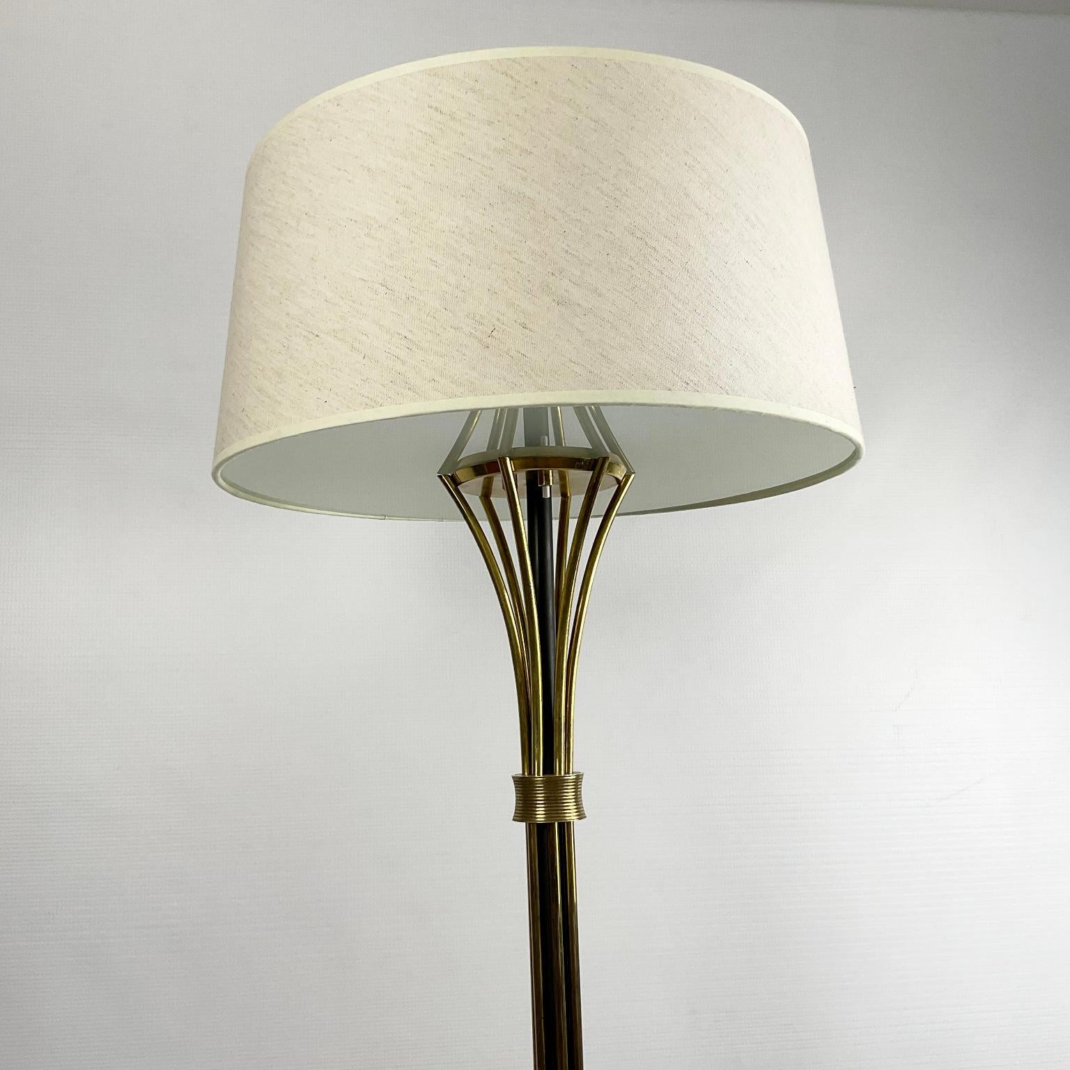 1950s French Floor Lamp Edited by Maison Arlus For Sale 4