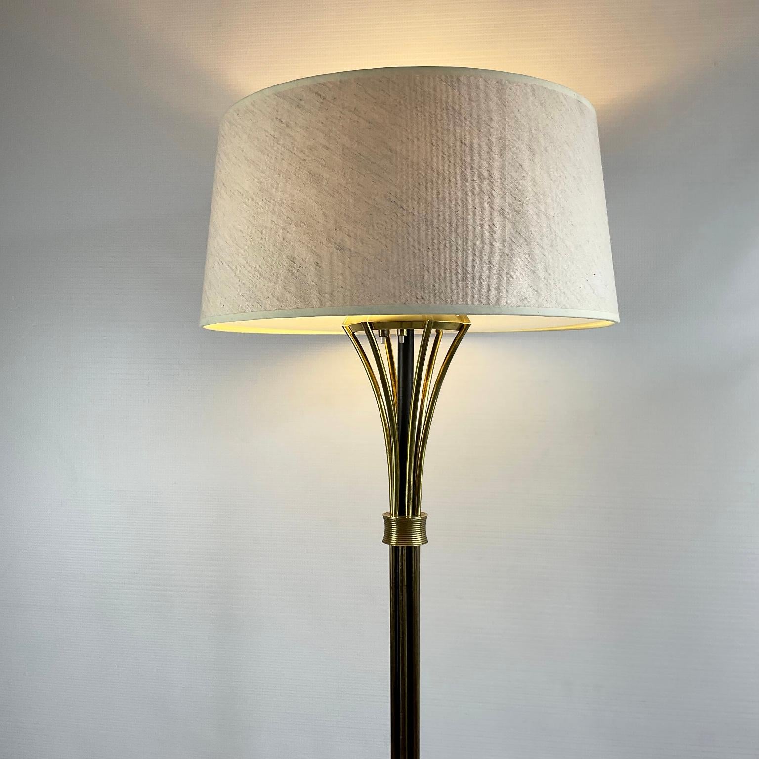1950s French Floor Lamp Edited by Maison Arlus In Good Condition For Sale In London, GB