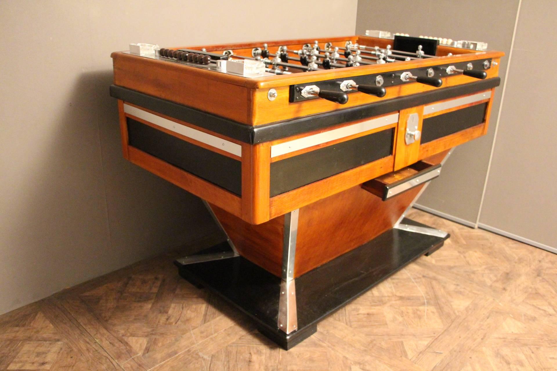Polished 1950s French Foosball Table