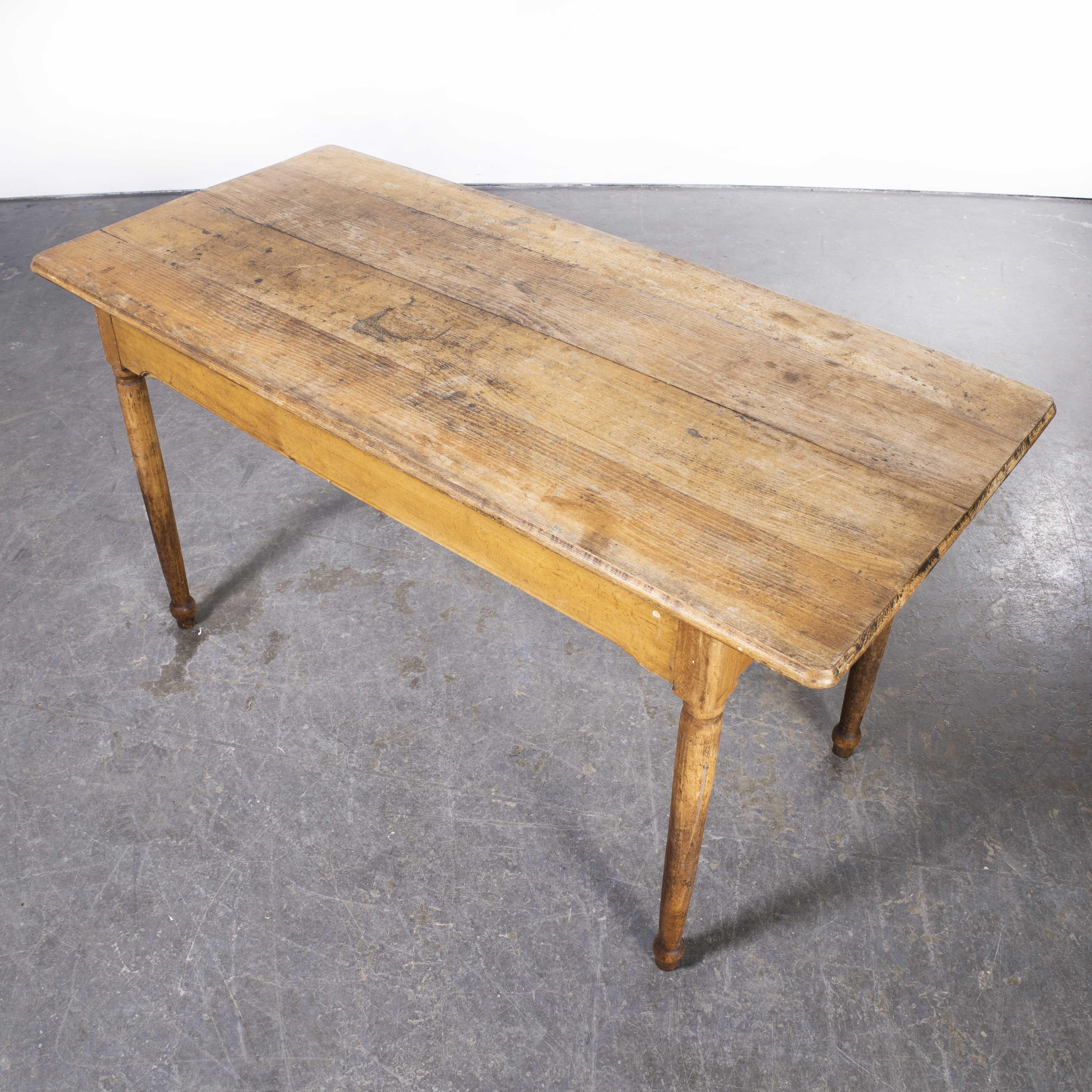1950's French Fruitwood Rectangular Dining Table '1606.1' 1