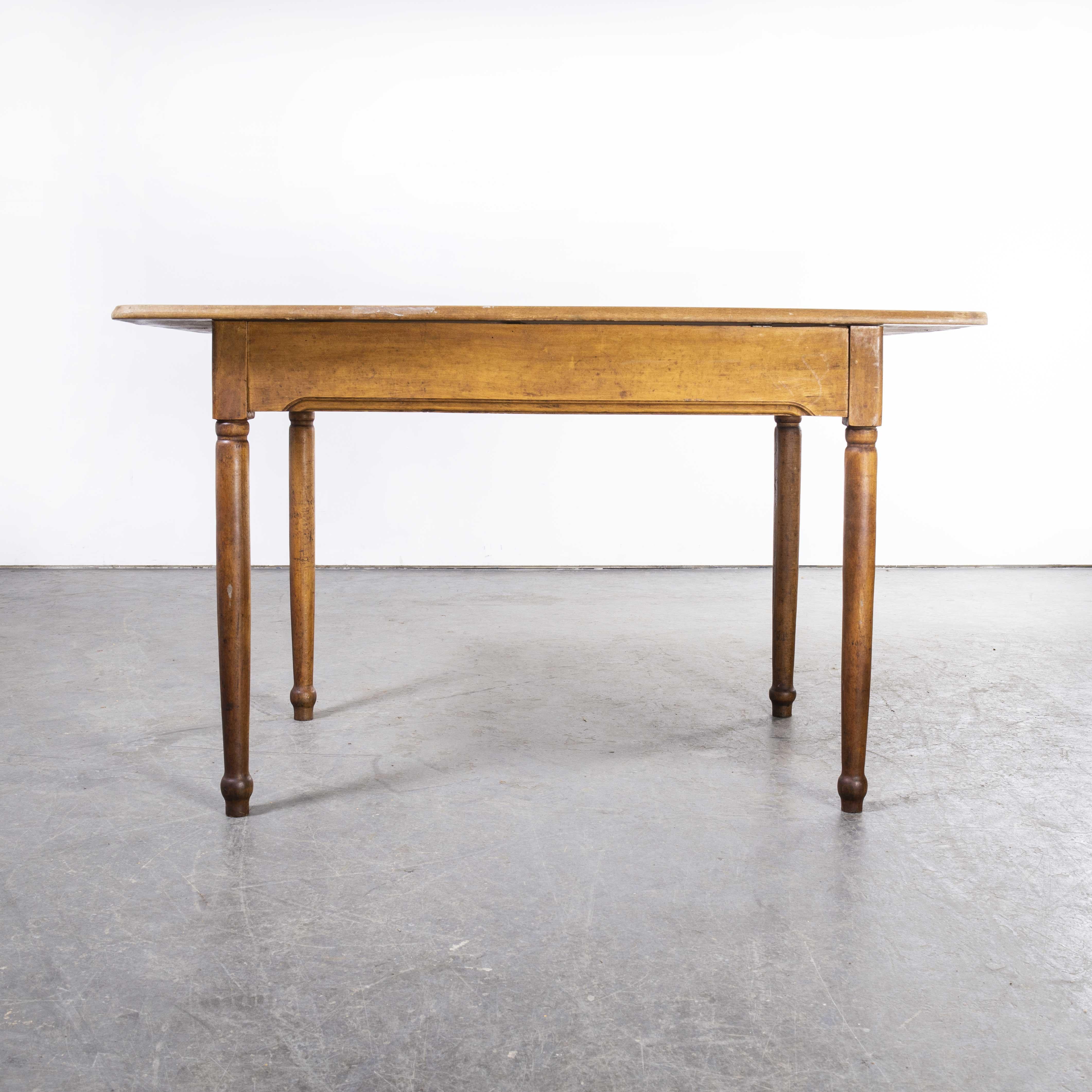 Mid-20th Century 1950's French Fruitwood Rectangular Dining Table, '1606.4'