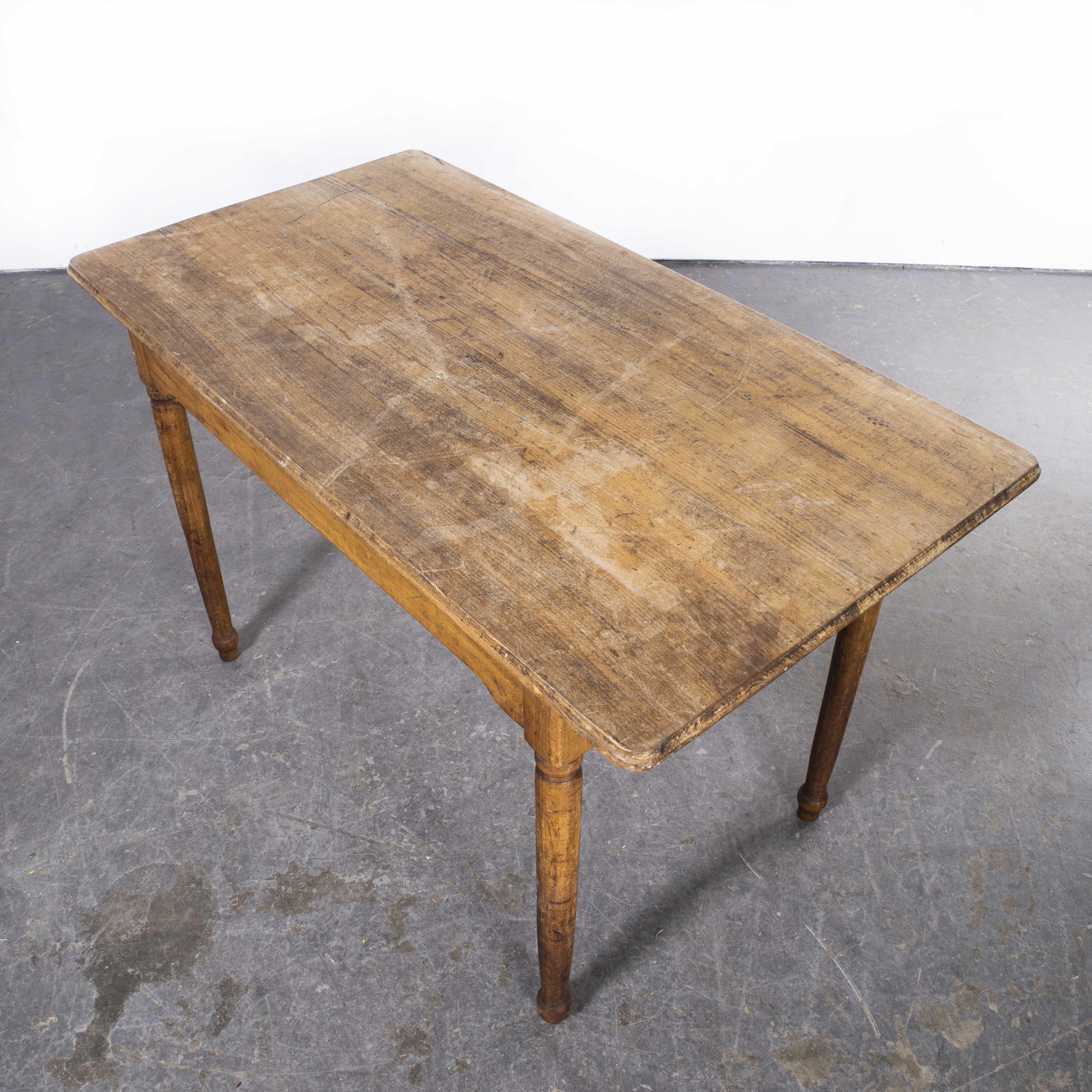 1950's French Fruitwood Rectangular Dining Table '1606.5' 1