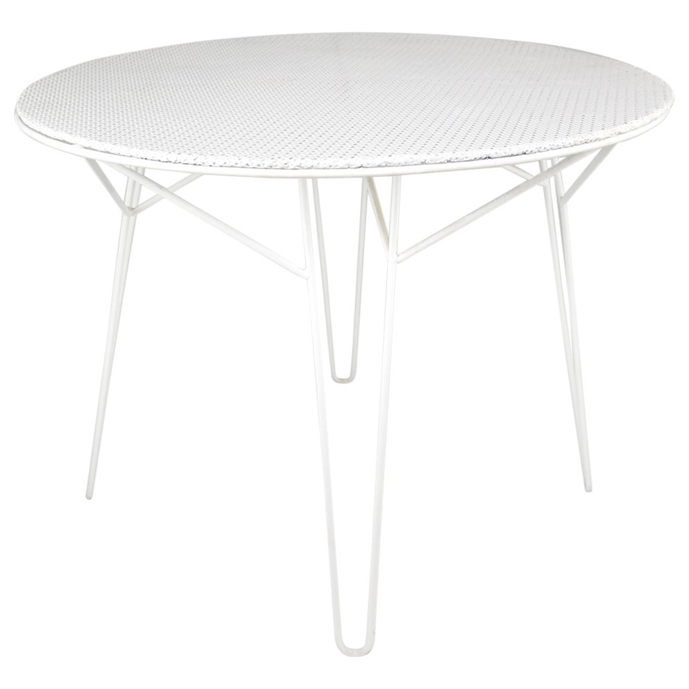 Mesa de jardín francesa de los años 50 Atribuida a Mathieu Mategot