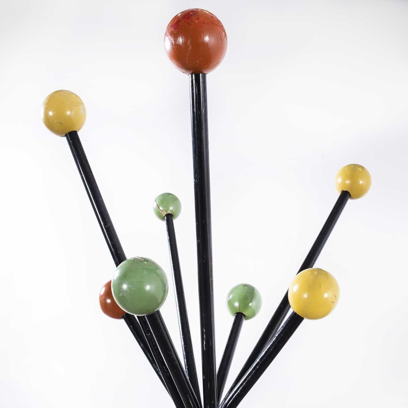 Mid-20th Century 1950's French Geometric Coat Rack For Sale