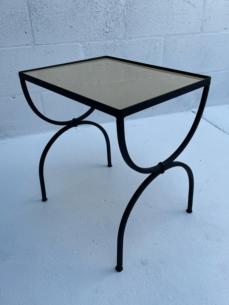 1950s French Gigogne Nesting Tables in the Style of Jansen, Set of 3 For Sale 3