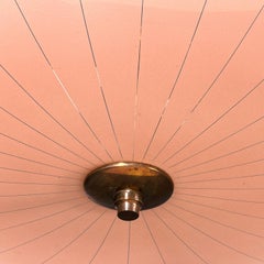 1950's French Glass Ceiling Light