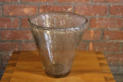 1950s French Glass Vase by Daum