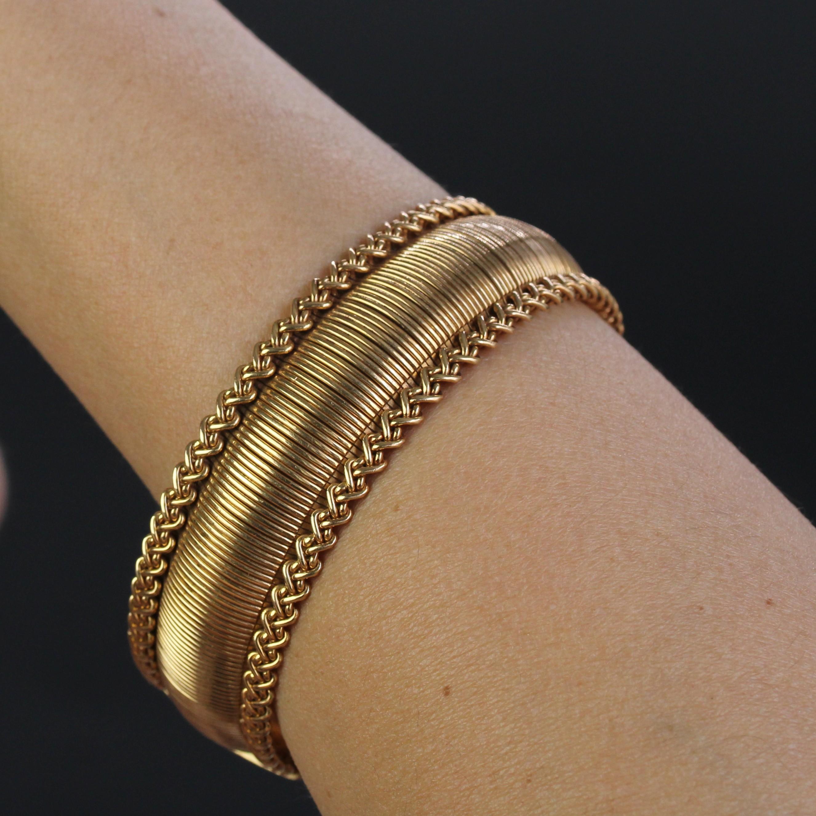 Bracelet franais en or des annes 1950 en vente 1