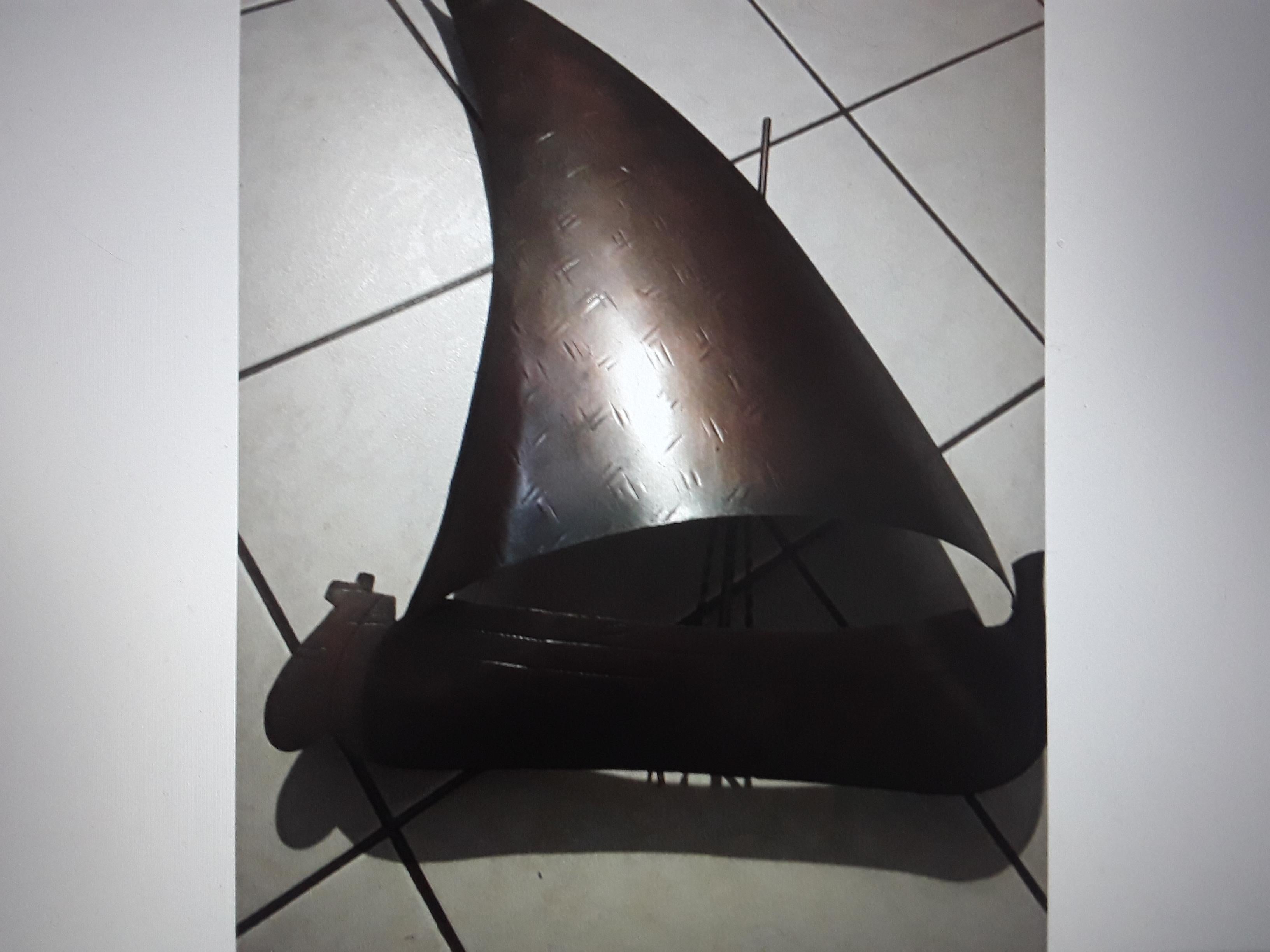 1950's French Grand Scale Bronze Sailing Ship Nautical Wall Lamp/ Sconce For Sale 8