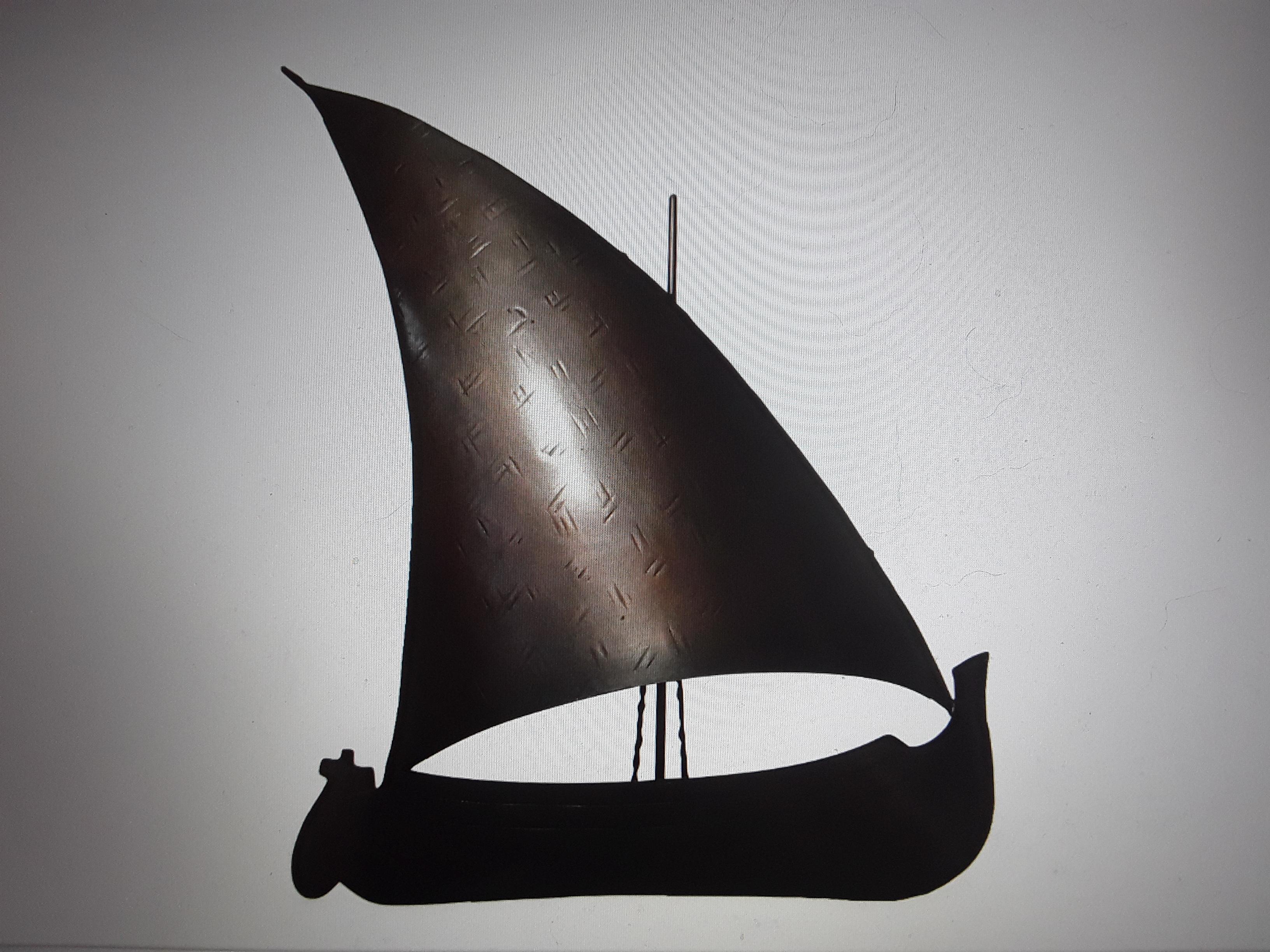 1950's French Grand Scale Bronze Sailing Ship Nautical Wall Lamp/ Sconce For Sale 10