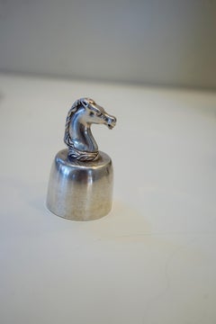 1950s French Hermès Champagne Silver Bottle Stopper