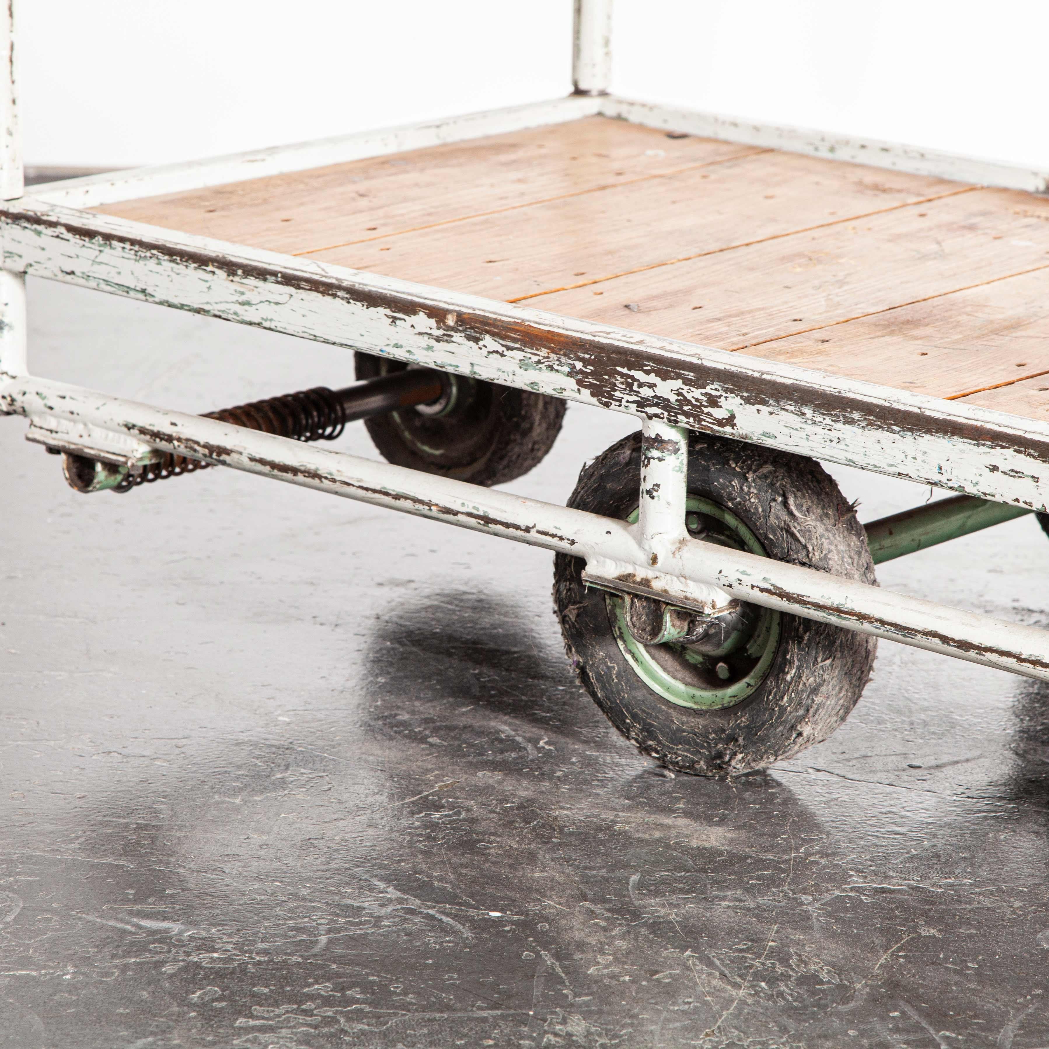 1950s French Industrial Trolley, Tricotage Marmoutier For Sale 1
