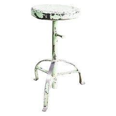 Used 1950s French Industrial Welders Stool