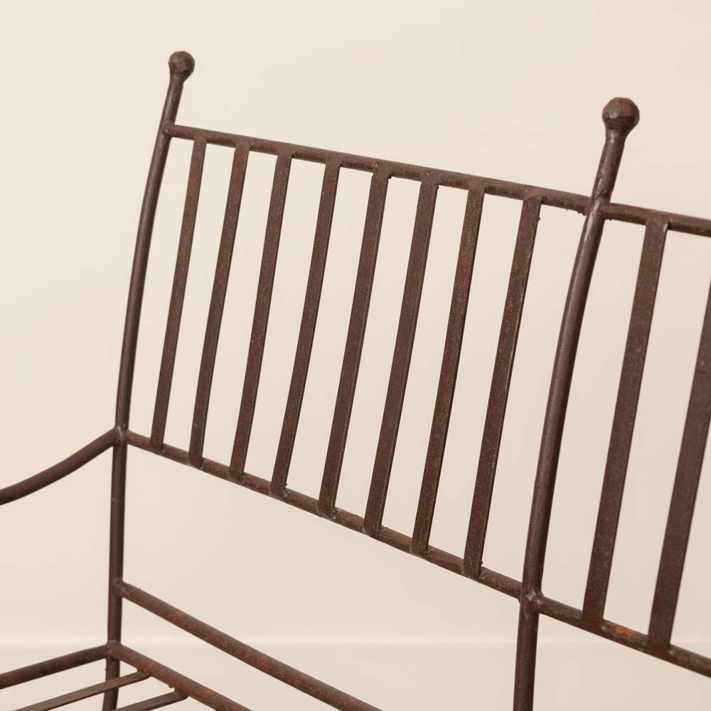 Banc en fer français des années 1940 en vente 4