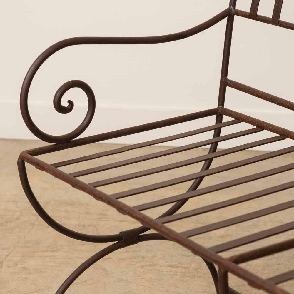 Banc en fer français des années 1940 en vente 6
