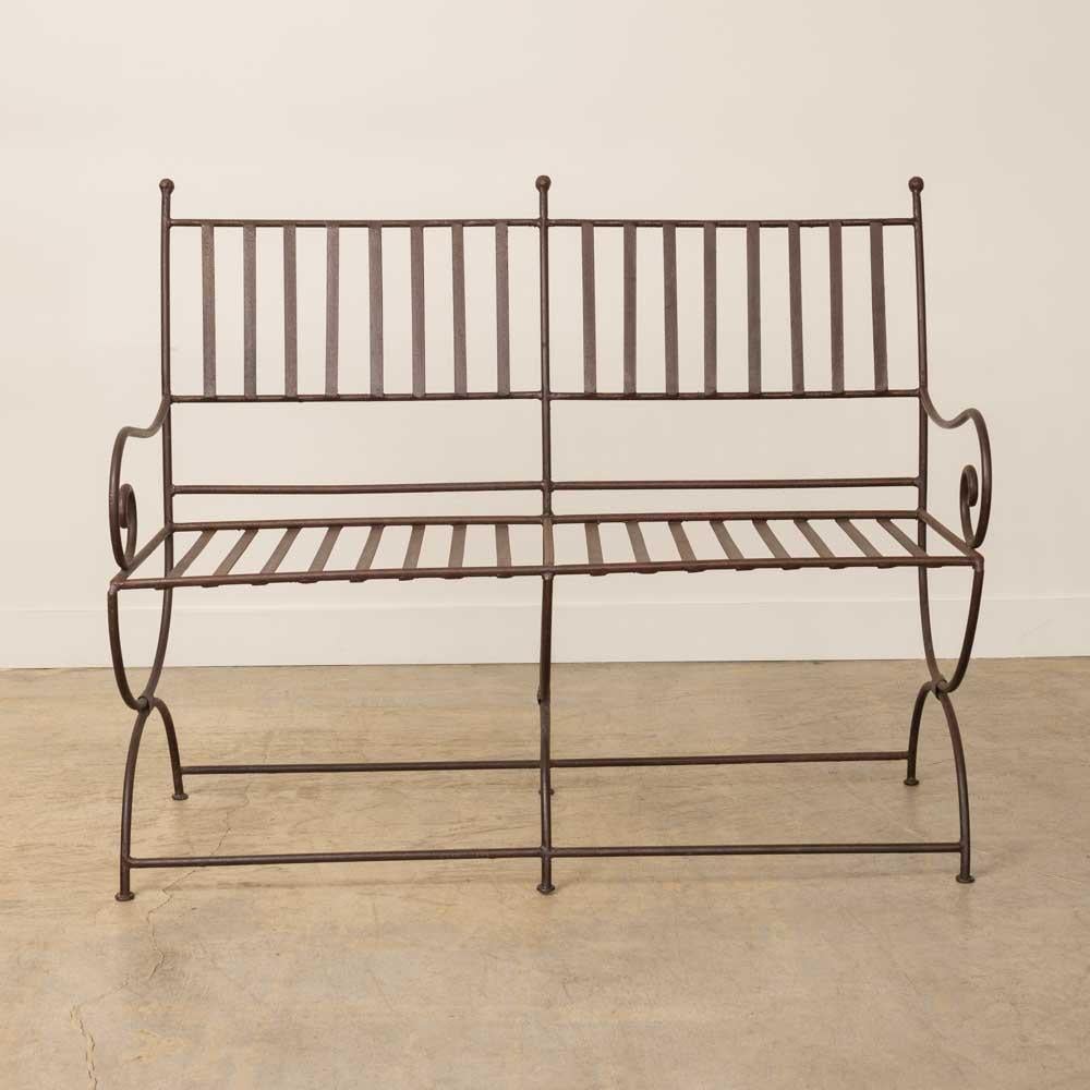 20ième siècle Banc en fer français des années 1940 en vente
