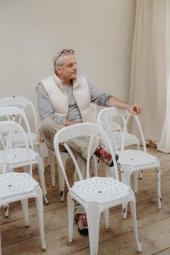 1950's French iron chairs