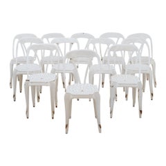 1950's French iron chairs
