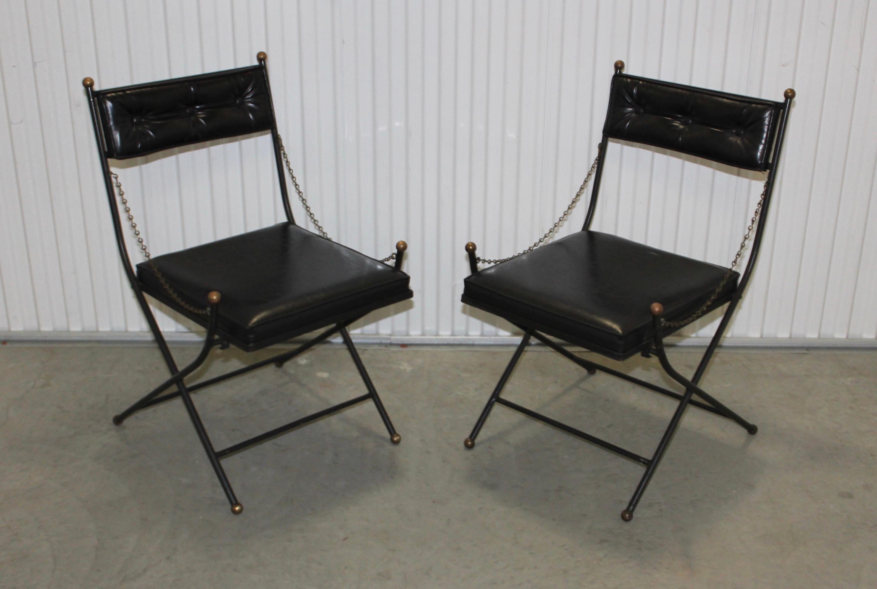 1950s folding chairs