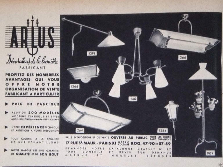 1950's French Lantern Wall Sconces by Arlus at 1stDibs 1950s lantern