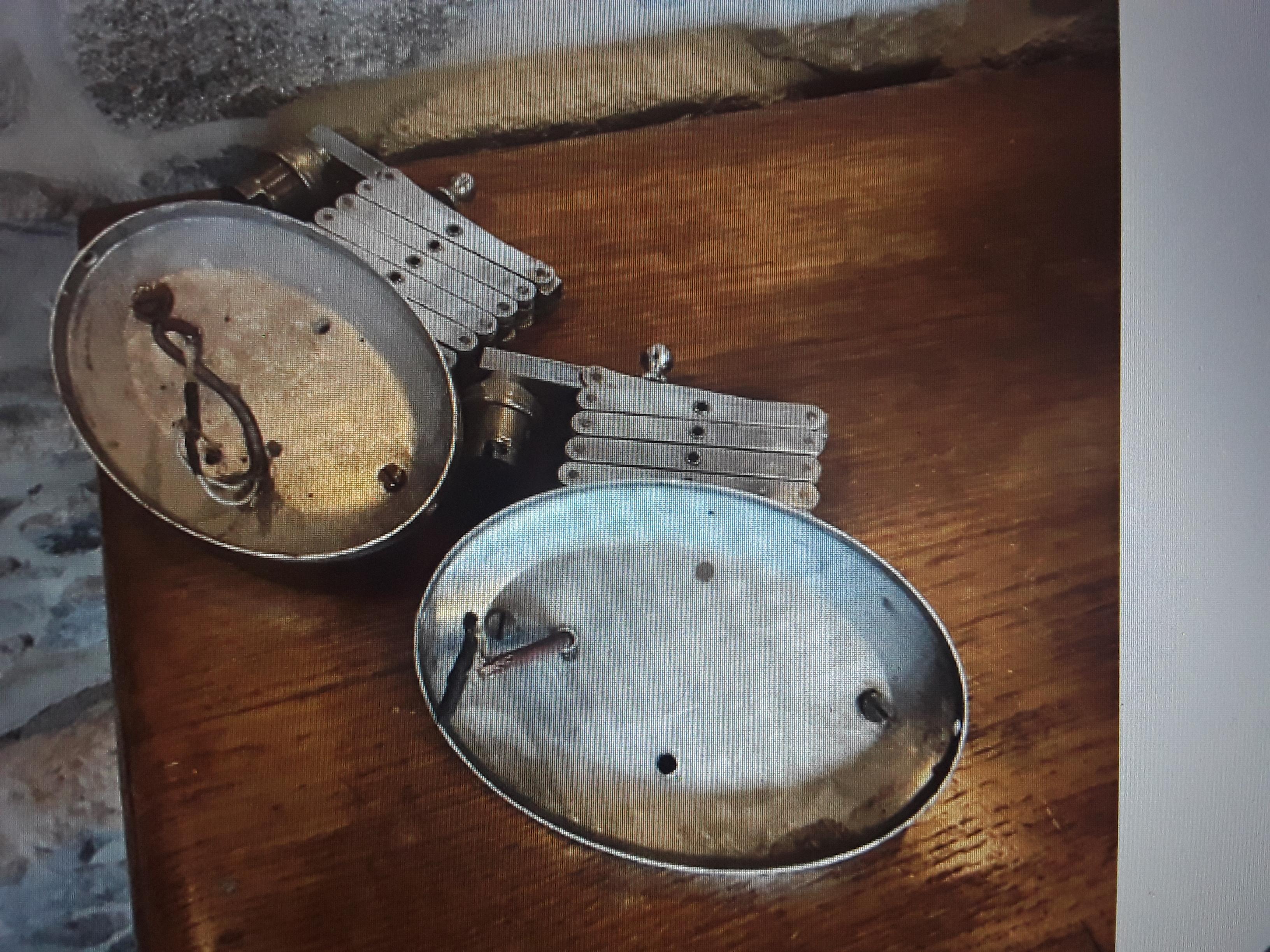 1950's French Loft MCM Large Chromed 