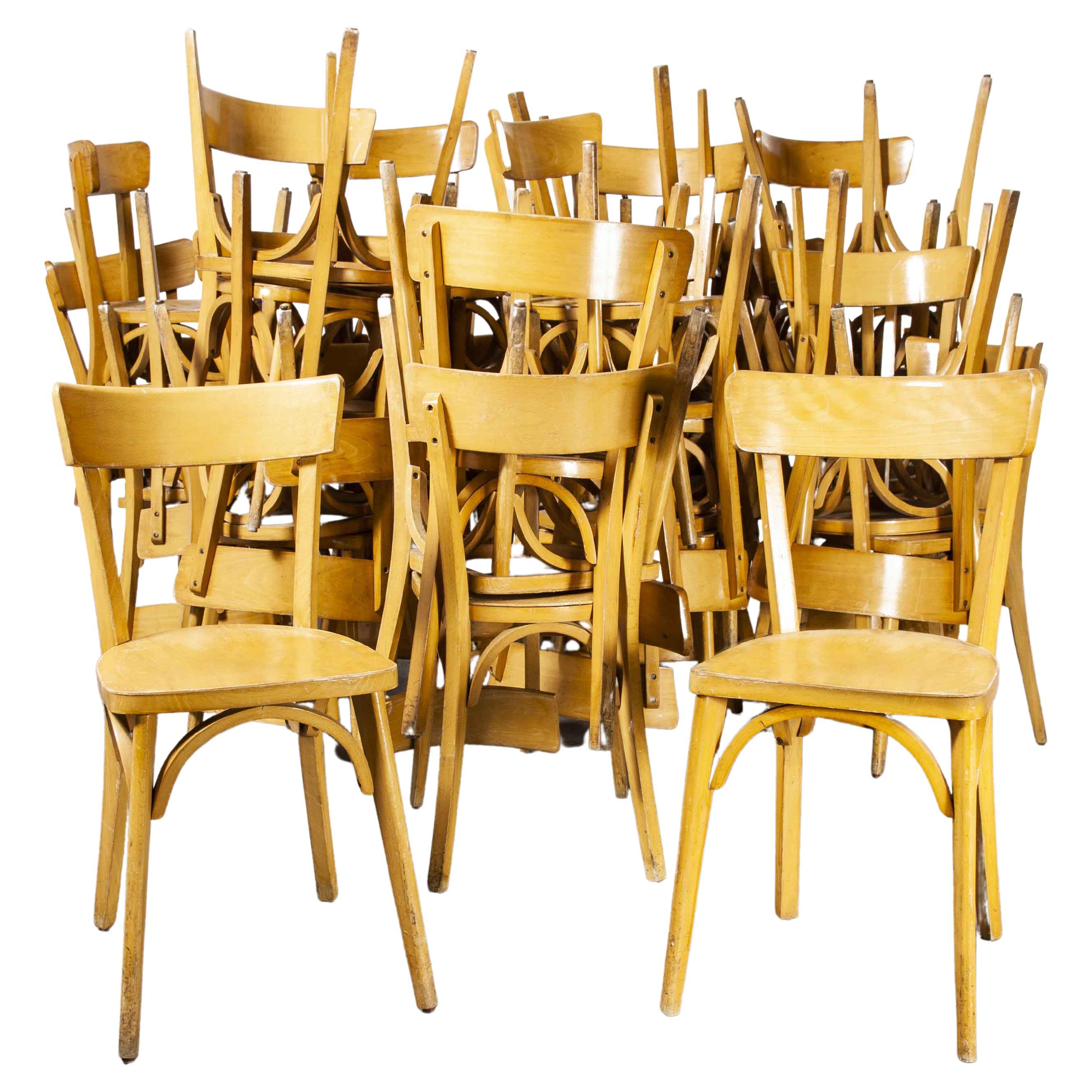 Chaises de salle à manger Luterma en bois courbé des années 1950, différentes quantités disponibles. en vente