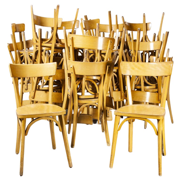 1950's French Made Luterma Bentwood Dining Chairs, Various Qty Available  For Sale at 1stDibs | lot de 100 chaises occasion