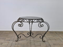 1950s French Metal Coffee Table