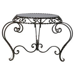 Retro 1950s French Metal Coffee Table