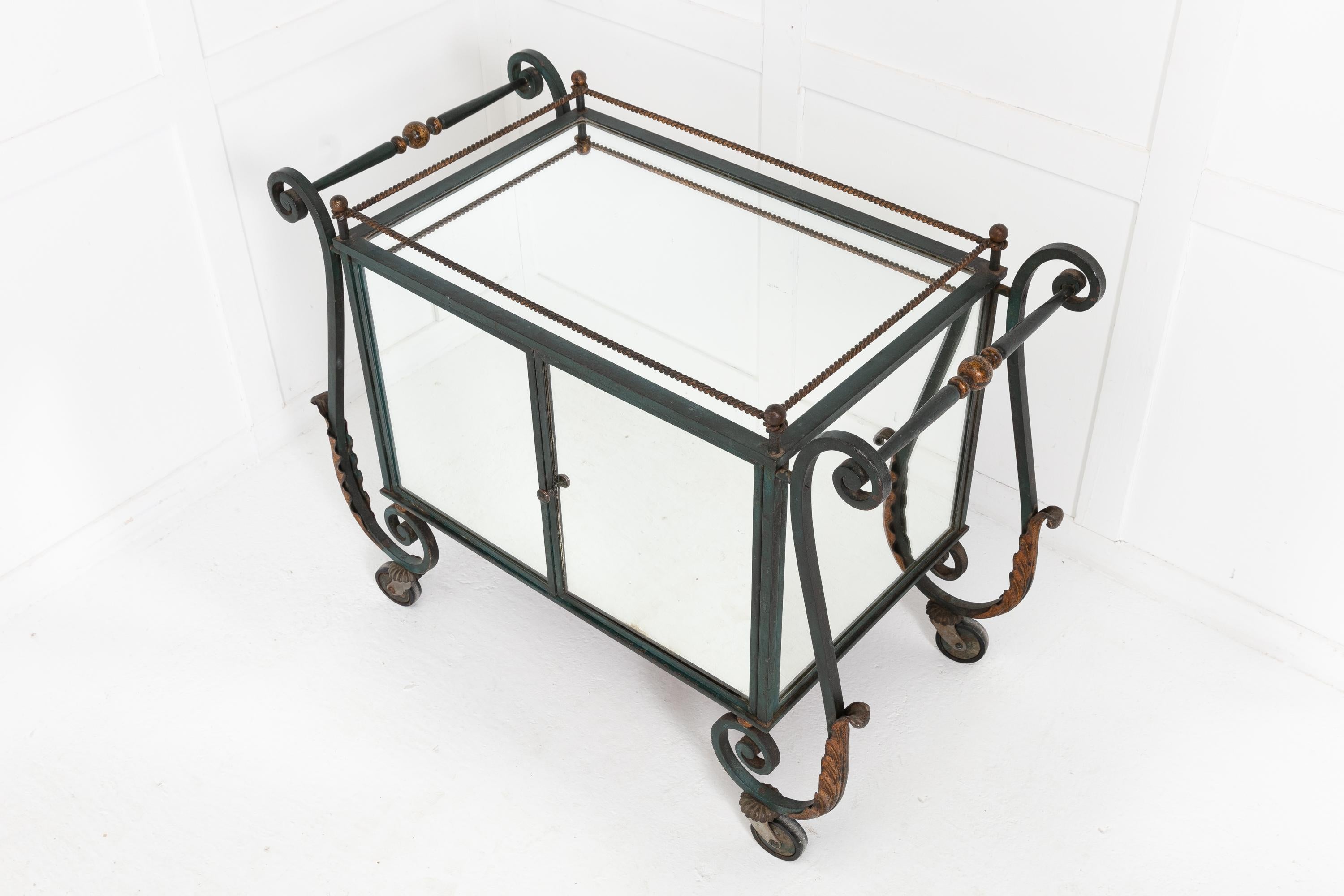 1950s French Metal Trolley For Sale 4