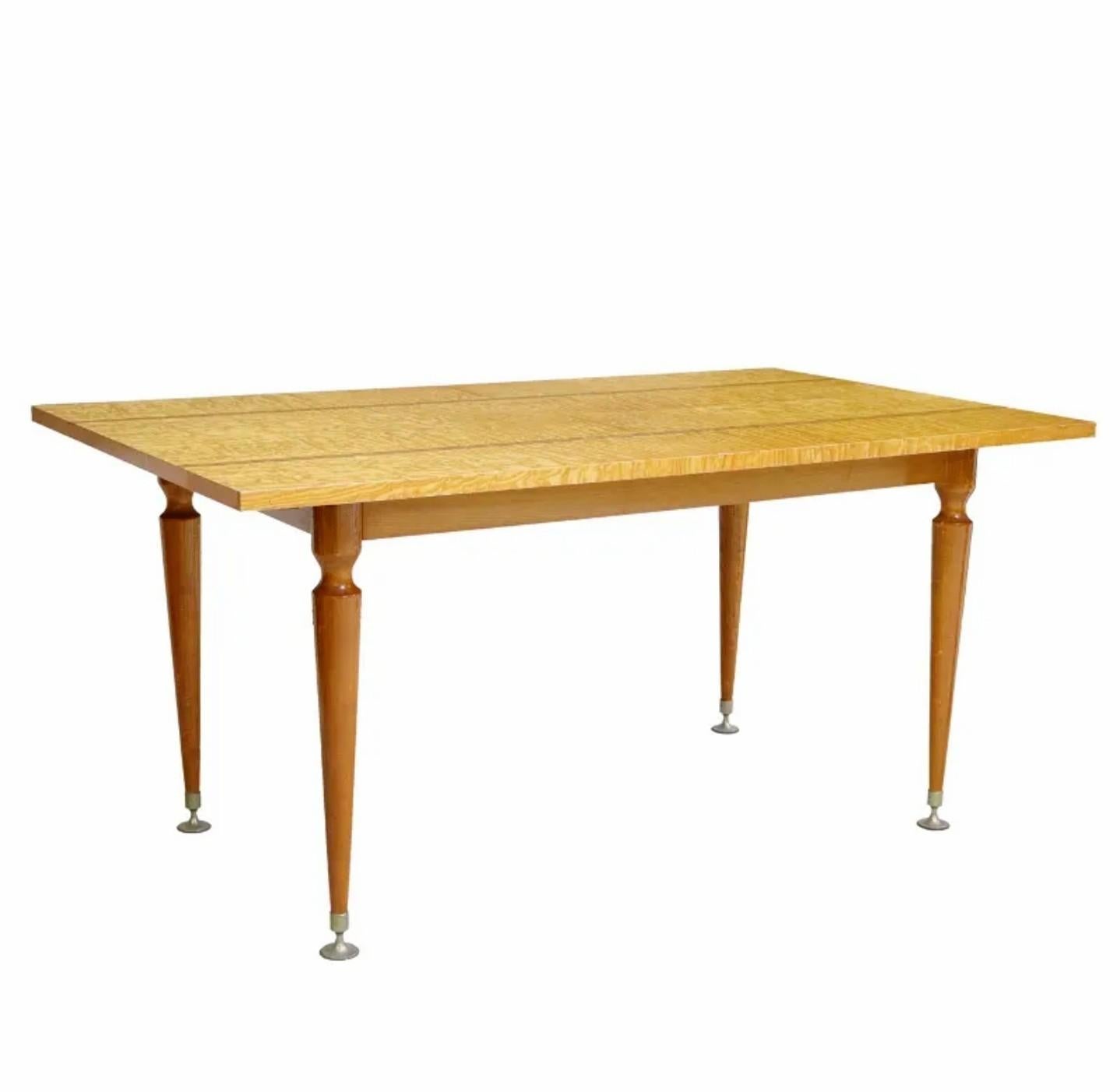 20th Century 1950s French Mid-Century Modern Dining Table by NF Ameublement For Sale