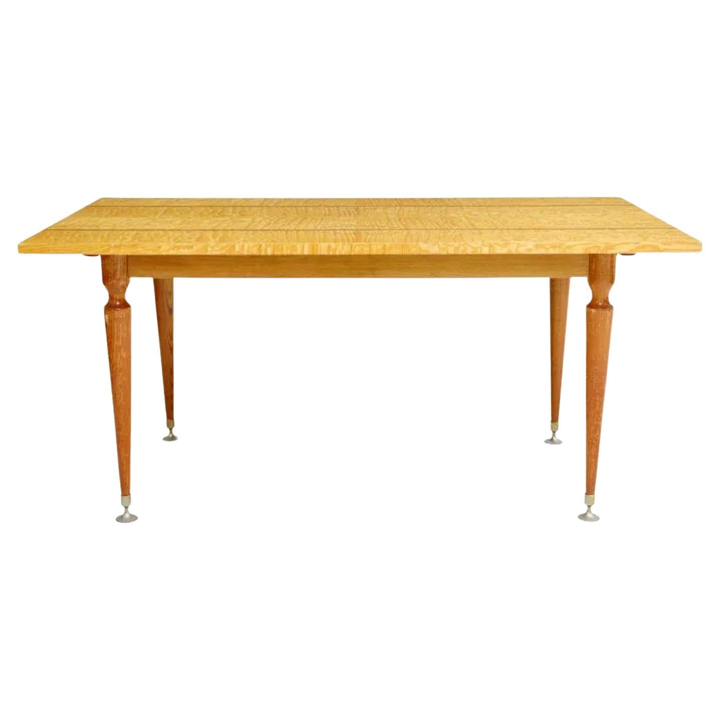 1950s French Mid-Century Modern Dining Table by NF Ameublement For Sale